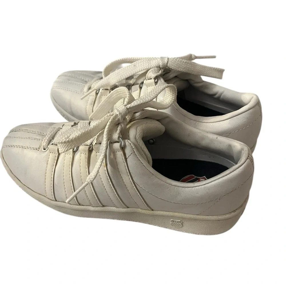 K-Swiss Women's White Low-Top Sneakers